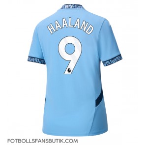 Manchester City Erling Haaland #9 Replika Hemmatröja Damer 2024-25 Kortärmad